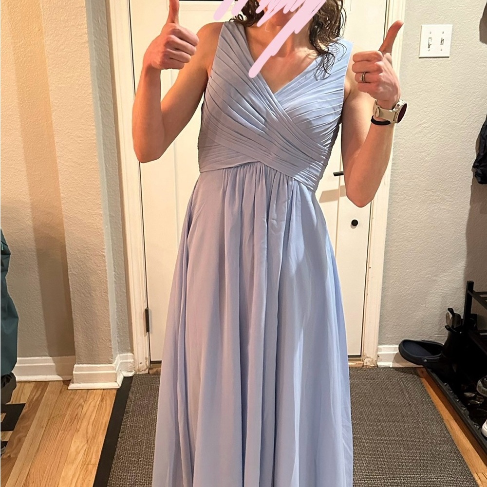 JJ’s House Light Blue Bridesmaids Prom Dress Size 4